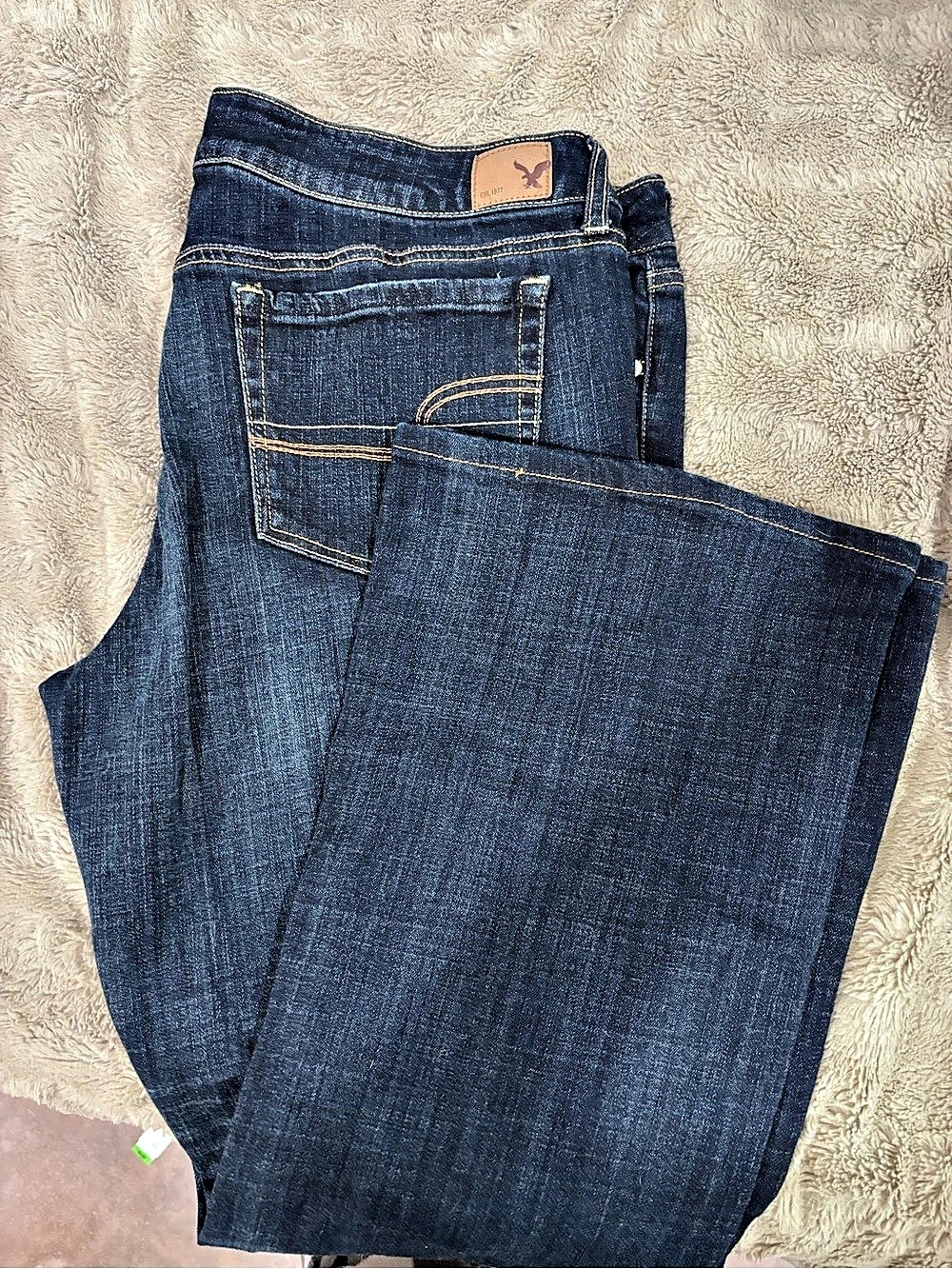 American Eagle Outfitters Favorite Boyfriend Jeans Blue Waist 18